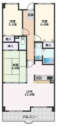 カルムフォーレ千里山の物件間取画像